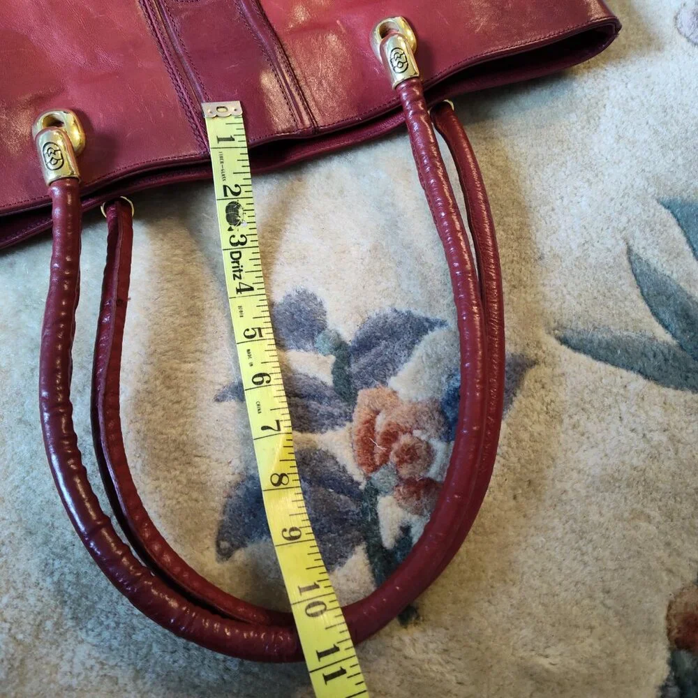 MARINO ORLANDI Made in Italy in the 90's Extra Large ♥️ BagriefcCase shoulder b - Picture 6 of 9